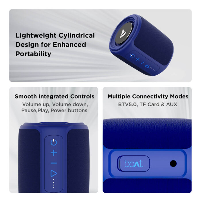 Stone 352 | Wireless Portable Bluetooth Speaker with 10W boAt Signature Sound, Up to 12 Hours Nonstop Playback - Image 4
