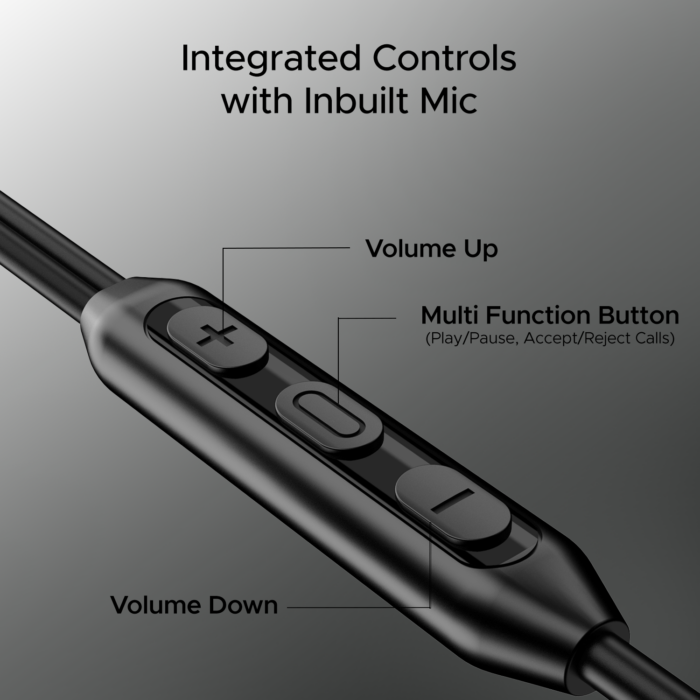 Bassheads 100C | Wired Earphone with Type-C Jack, boAt Signature Sound, In-built Mic, Integrated Controls - Image 3