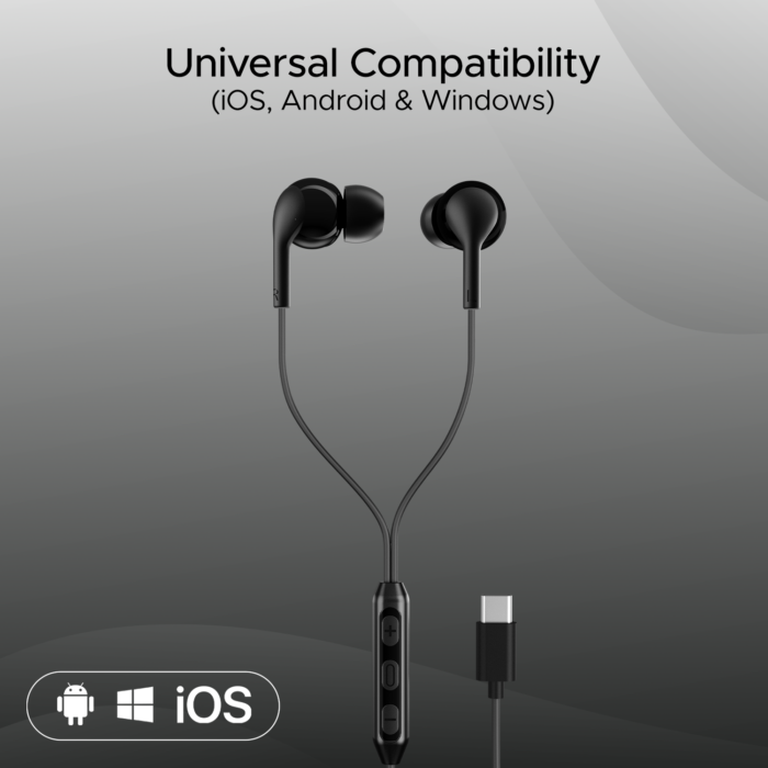 Bassheads 100C | Wired Earphone with Type-C Jack, boAt Signature Sound, In-built Mic, Integrated Controls - Image 5