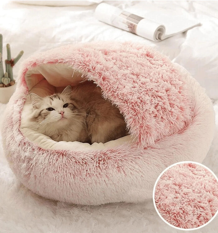 2-in-1 Soft Plush Pet Bed - Image 8