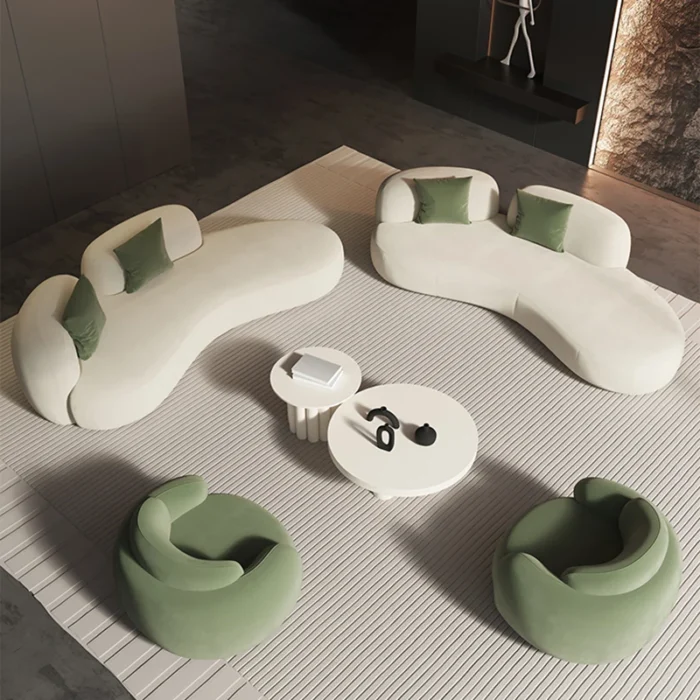 European Lazy Sofa Luxury Designer Adults Relaxing Nordic Sofa Apartment Multifunction Muebles Para El Hogar Home Decoration - Image 4
