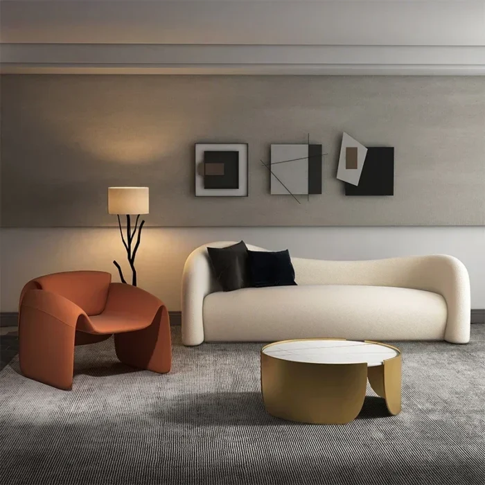 Velvet Modern Living Room Sofas Outdoor Luxury Conference Tables Love Seat Living Room Sofas Floor Koltuk Takm Home Furniture - Image 2