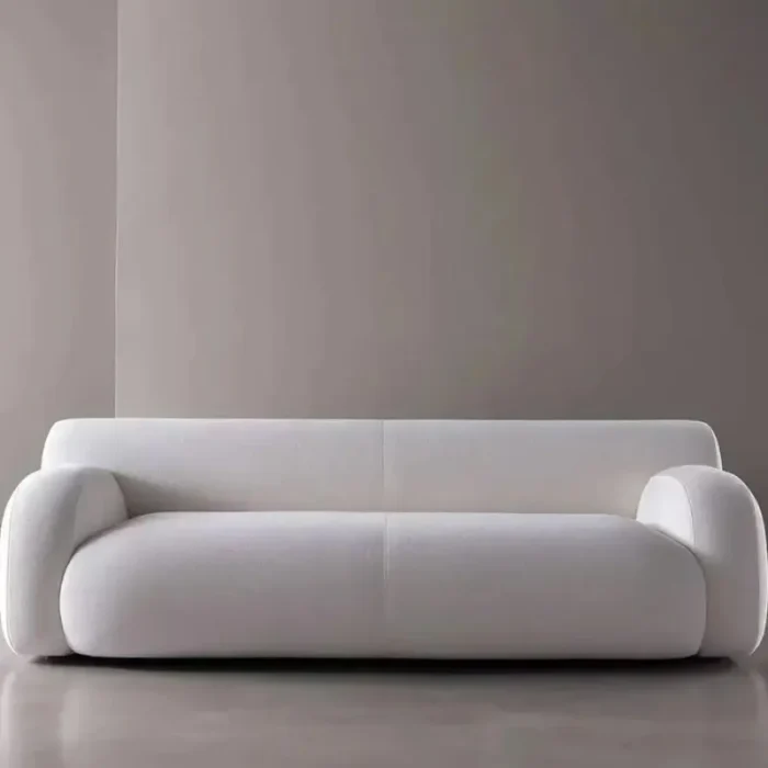 Nordic White Living Room Sofas Lounge Cream Minimalist Modern Living Room Sofas Light Luxury Women Muebles Postmodern Furniture