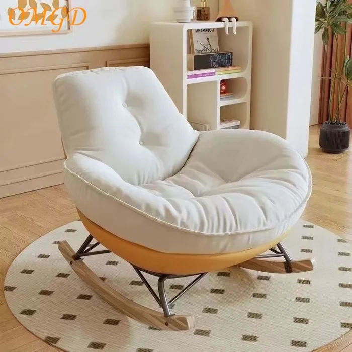 Penguin Rocking Chair Recliner Modern Balcony Home Leisure Chair Single Living Room Light Luxury Leisure Lazy Sofa Rocking Chair - Image 5