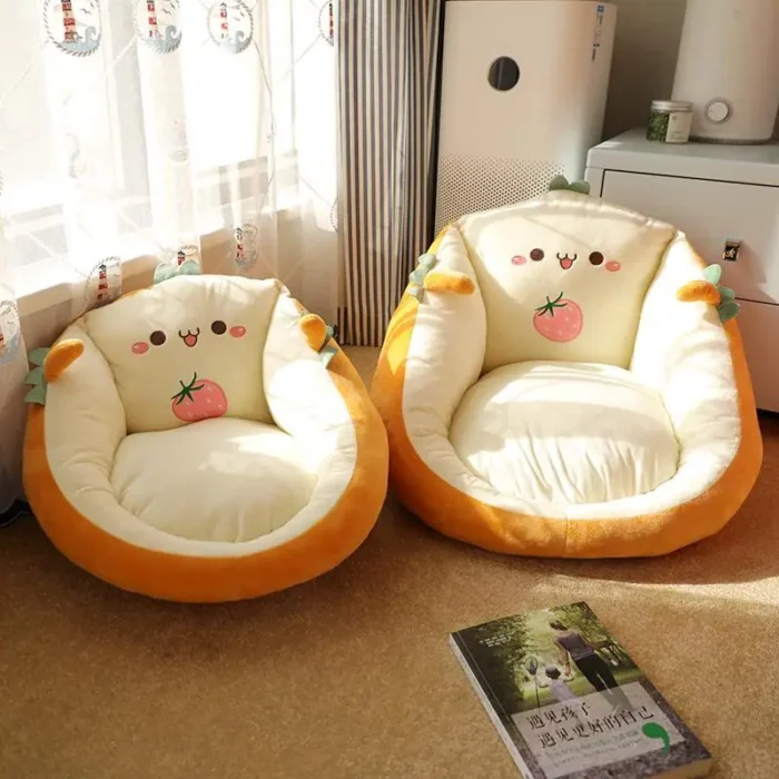 INS Cartoon Lazy Sofa Living Room Balcony Single Lounge Sofa Bay Window Tatami Cushion Futon Bedroom Recliner - Image 6