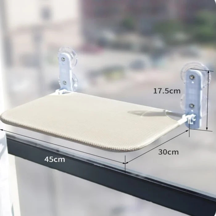 Cat hanging nest super suction cup swing sun can be removed and washed mattress windowsill glass hanging bed pet supplies - Image 6