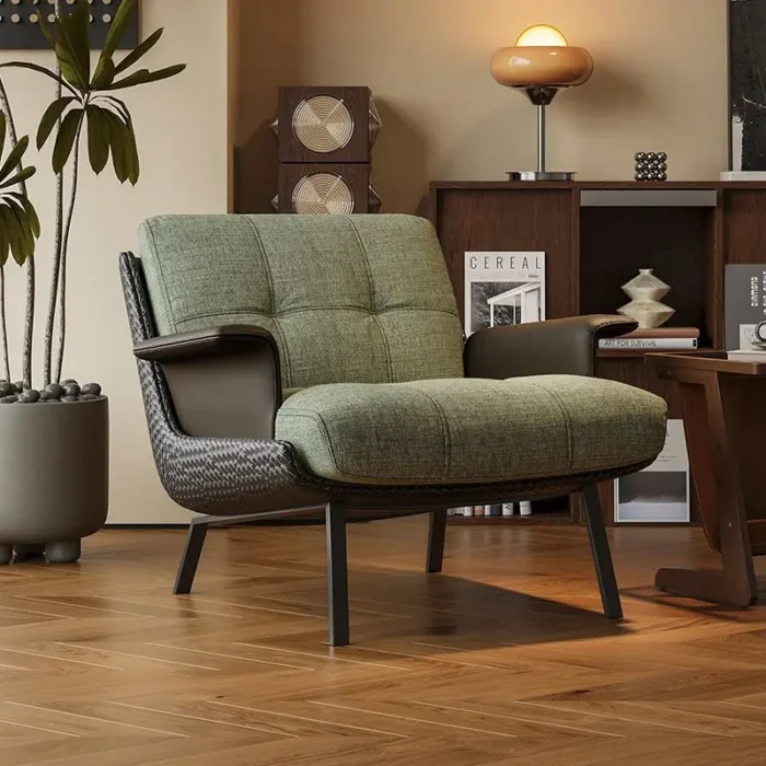 Italian Light Luxury Daiki Leisure Single Sofa Chair Designer High-end Living Room Balcony Reception Hotel Negotiation Chair - Image 3