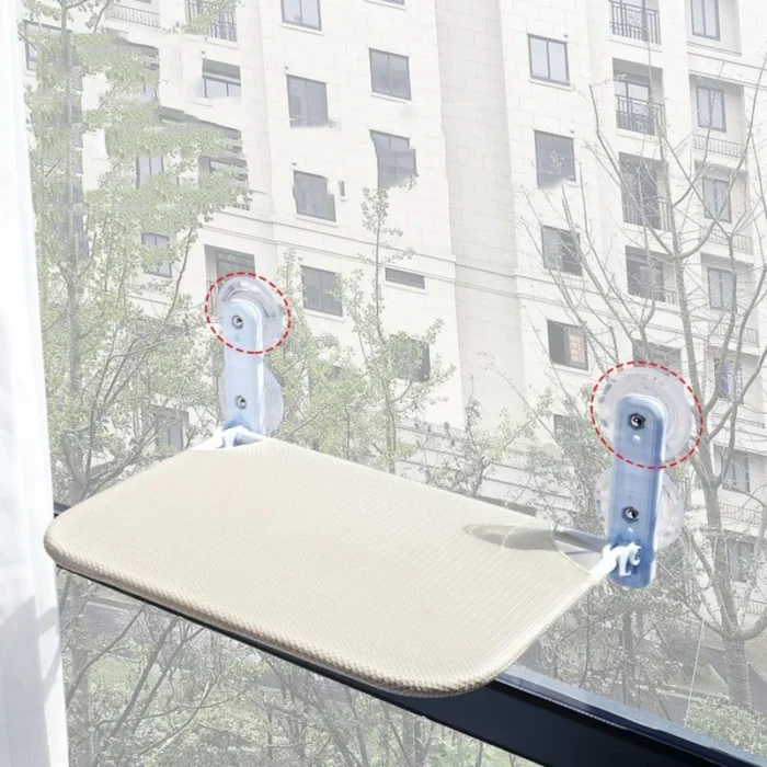 Cat hanging nest super suction cup swing sun can be removed and washed mattress windowsill glass hanging bed pet supplies - Image 4