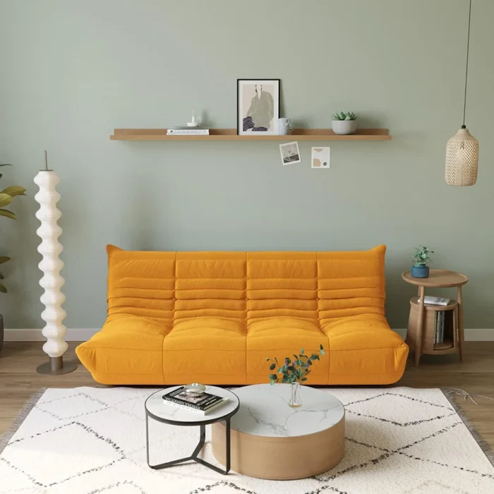 Caterpillar Single Sofa Lazy Couch Tatami Living Room Bedroom Lovely Leisure Single Chair Reading Chair Balcony Rocking Chair - Image 6
