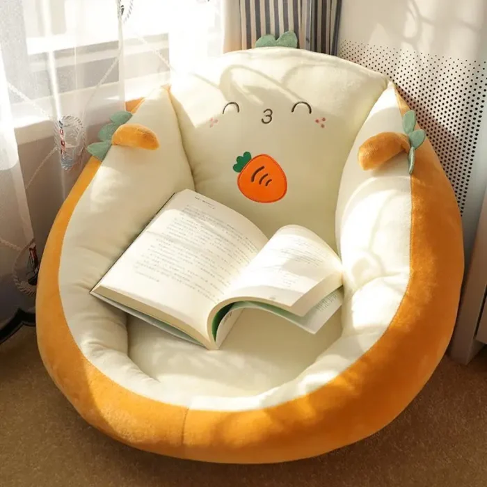 INS Cartoon Lazy Sofa Living Room Balcony Single Lounge Sofa Bay Window Tatami Cushion Futon Bedroom Recliner - Image 5