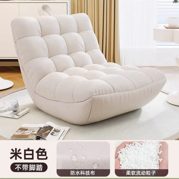 Lazy people can lie down and sleep on tatami beds, small sofas, leisure balconies, single person caterpillar lounge chairs - Image 6