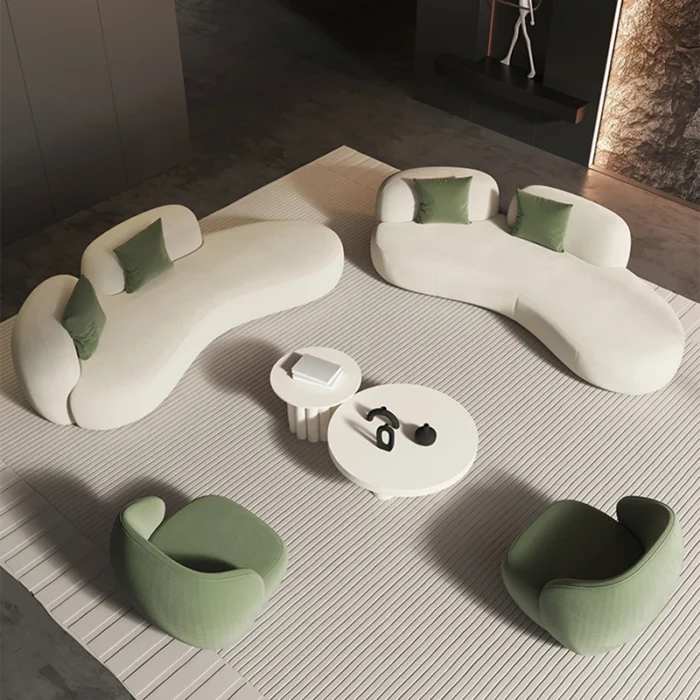 European Lazy Sofa Luxury Designer Adults Relaxing Nordic Sofa Apartment Multifunction Muebles Para El Hogar Home Decoration - Image 5
