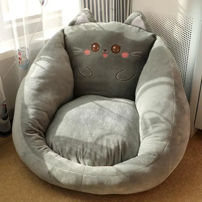 INS Cartoon Lazy Sofa Living Room Balcony Single Lounge Sofa Bay Window Tatami Cushion Futon Bedroom Recliner