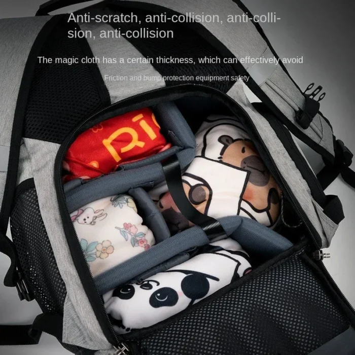 Hundred Sticker Cloth Self-adhesive SLR Camera Lens Organizer Special Cloth Mute Velcro Silent Velcro Laptop Bag Protection Bag - Image 2