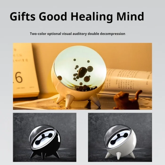 Frekvens-Magnetic Fluid Pickup, Venom Music Rhythm Light, Visualized Desktop, Trendy Ornament, Dance Liquid with Music, Gift Toy - Image 4