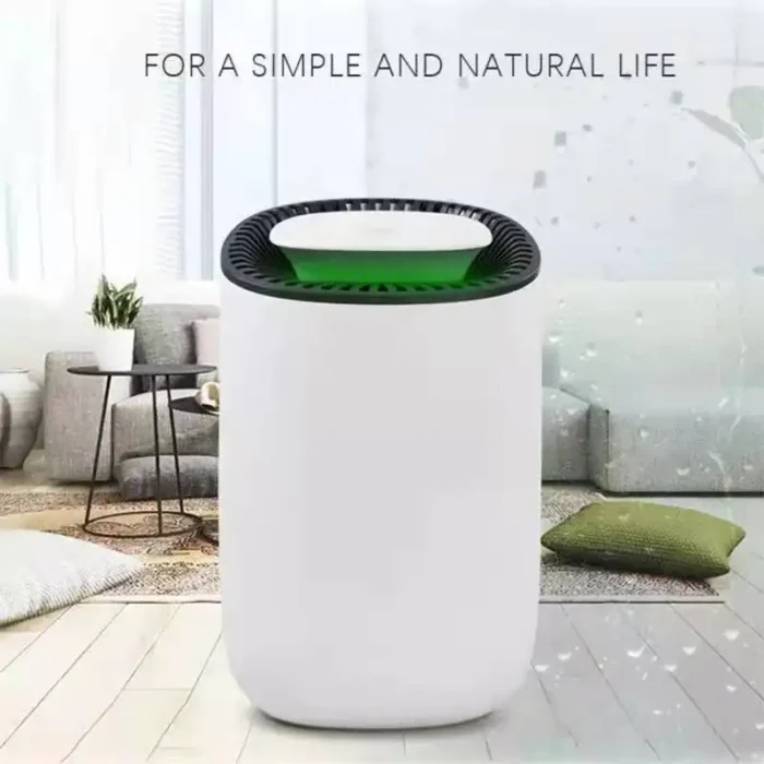Home Dehumidifier Negative Ion Air Cleaner Energy Saving Air Dryer Low Noise 600ml Water Tank Auto-off Moisture Absorbing - Image 2