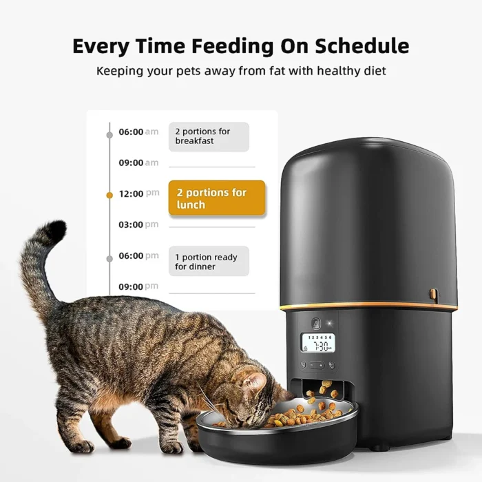 2L 5G Camera Pet Feeder Automatic Cat Smart Food Dispenser Auto Dog Slow Food WIFI Timed Quantitative Video Food Feeding Bowls - Image 3