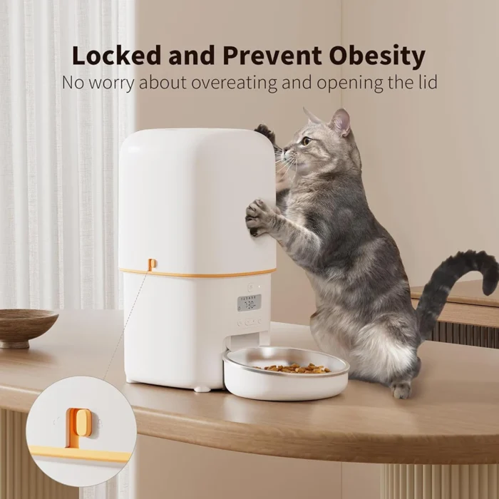 2L 5G Camera Pet Feeder Automatic Cat Smart Food Dispenser Auto Dog Slow Food WIFI Timed Quantitative Video Food Feeding Bowls - Image 4