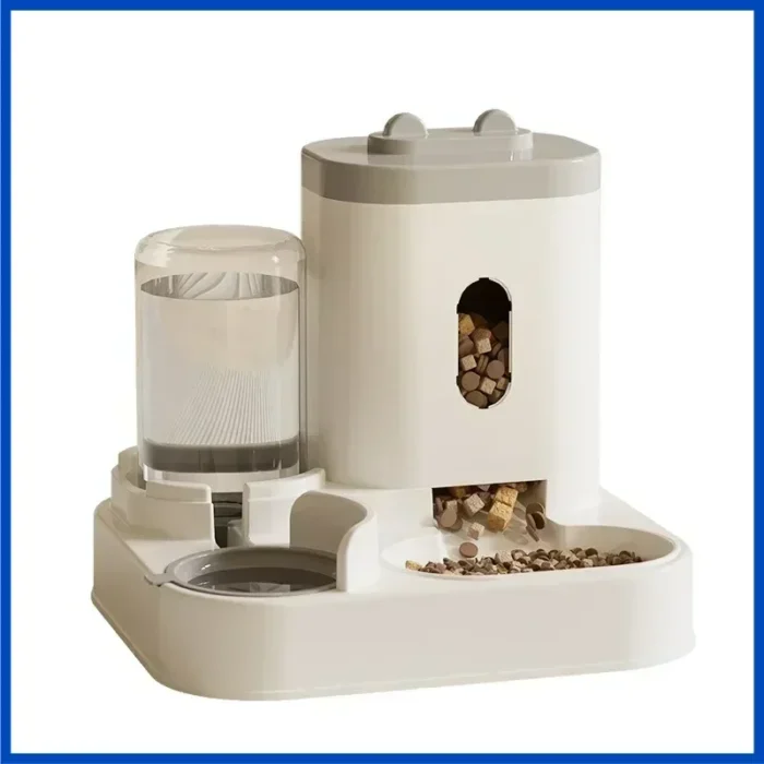 Automatic Feeder Dog Cat Food Bowl With Water Fountain Large Capacity Pet Food Storage Dispenser Container Puppy Pet Accessories - Image 3
