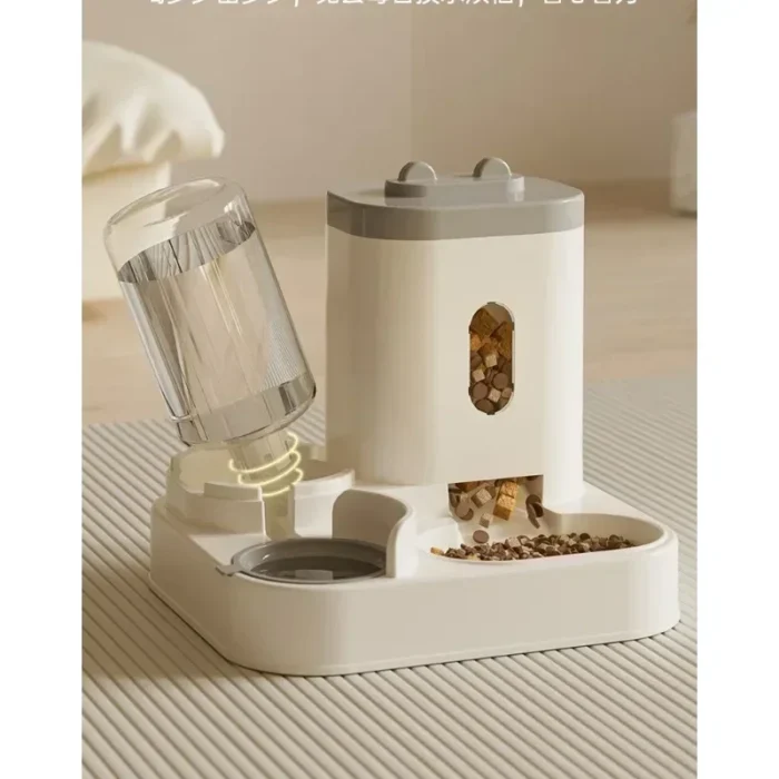 Automatic Feeder Dog Cat Food Bowl With Water Fountain Large Capacity Pet Food Storage Dispenser Container Puppy Pet Accessories - Image 4