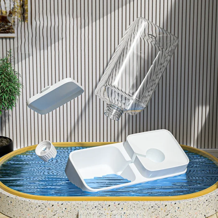 HOOPET Dog Feeder Cat Automatic Feeding Water Bowl Transparent Pet Food Storage Dispenser Container Puppy Kitten Accessories - Image 6