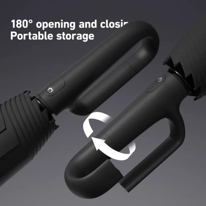 1 Handle Fully Automatic Folding Umbrella with Buckle, Easy to Carry Larger, Thicker and Sturdy. Suitable for Men and Women, Portable and Windproof, Double-Layer Windproof, Various Umbrella Bones, Snap or Rotating Handles, Various Colors to Choose from - Image 4