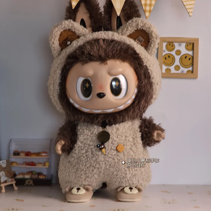 58cm Original Labubu Series Zimomo Clothing Design Extra Large Size Glue Doll Figure Kawaii Model Toys Ornaments Festival Gift - Image 2