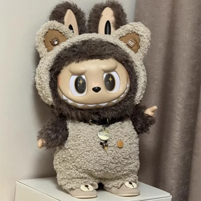 58cm Original Labubu Series Zimomo Clothing Design Extra Large Size Glue Doll Figure Kawaii Model Toys Ornaments Festival Gift