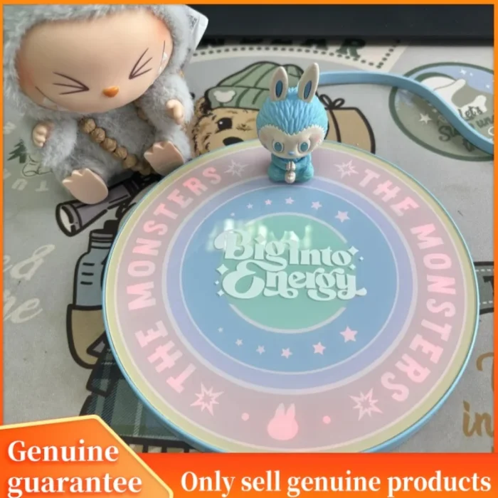 New 2025 Genuine Labubu The Monsters Big Into Energy Series Wireless Charger Peripheral Desktop Ornament Toy Birthday Girl Gift - Image 2