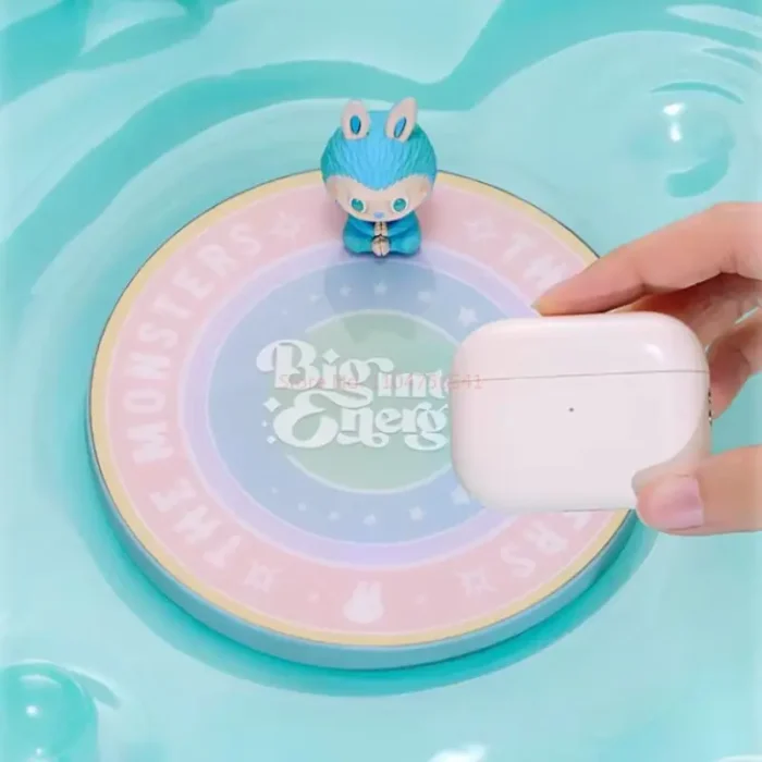New 2025 Genuine Labubu The Monsters Big Into Energy Series Wireless Charger Peripheral Desktop Ornament Toy Birthday Girl Gift - Image 3