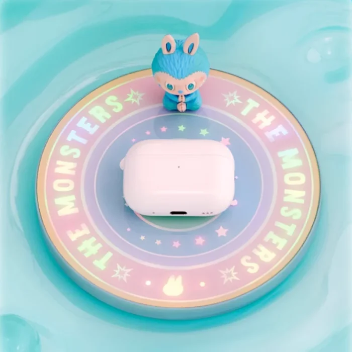 New 2025 Genuine Labubu The Monsters Big Into Energy Series Wireless Charger Peripheral Desktop Ornament Toy Birthday Girl Gift - Image 4