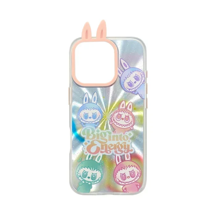 POPMART THE MONSTERS Big into Energy Series Mobile phone case iPhone LABUBU Toys Doll Anime Figure Ornaments Gift Collection