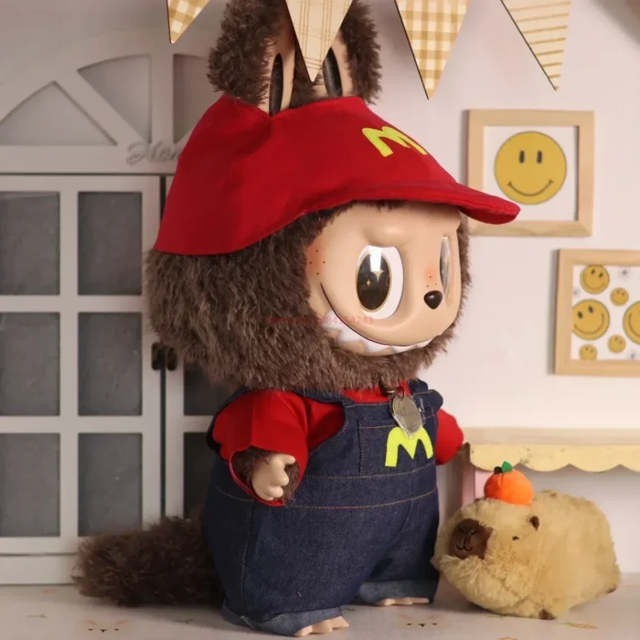 Zimomo Enamel Labubu Doll Clothing Large  Clothes 58cm Labubu Celebrity Style Set Rich Miss Clothes Birthday Gift - Image 4