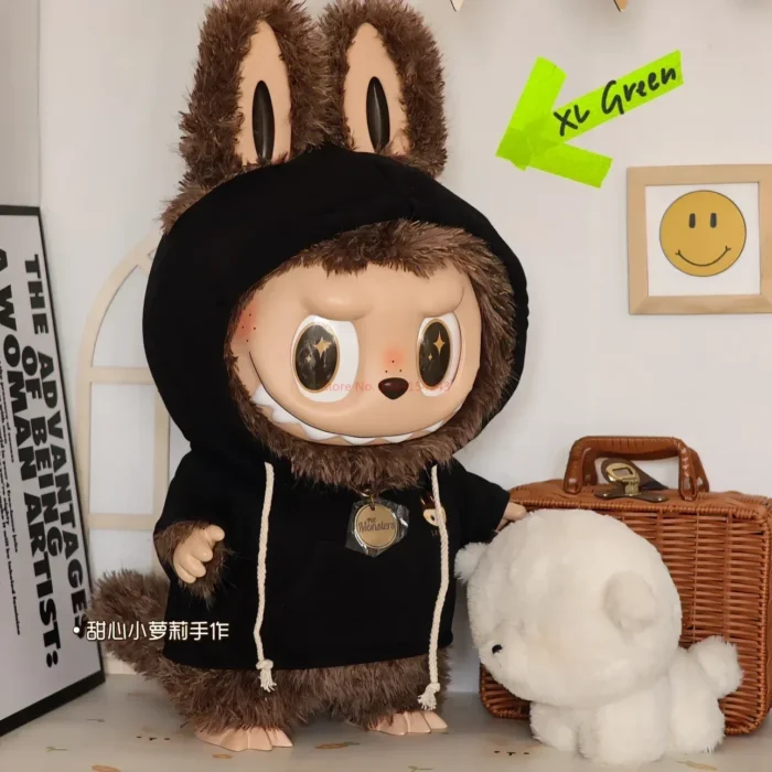 Zimomo Enamel Labubu Doll Clothing Large  Clothes 58cm Labubu Celebrity Style Set Rich Miss Clothes Birthday Gift - Image 5