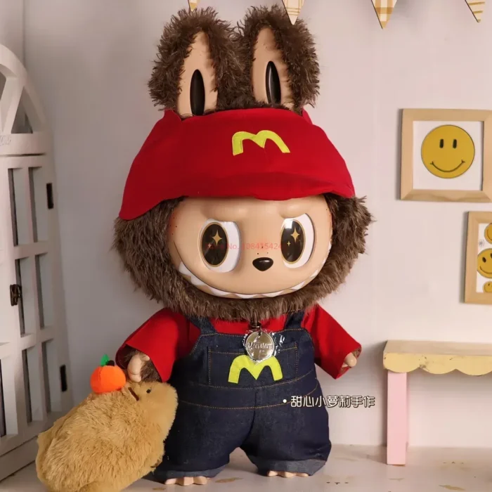 Zimomo Enamel Labubu Doll Clothing Large  Clothes 58cm Labubu Celebrity Style Set Rich Miss Clothes Birthday Gift - Image 6